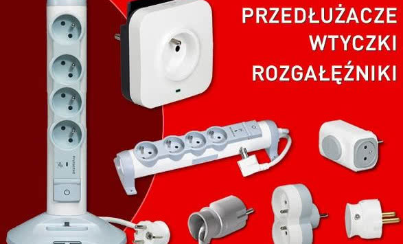 Przedłużacze i gniazda Legrand z ochroną przeciwprzepięciową