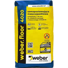 Samopoziomująca cementowa masa szpachlowa weber.floor 4020