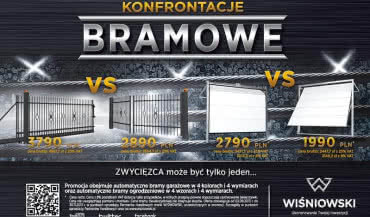 "Konfrontacje bramowe" - promocja firmy Wiśniowski